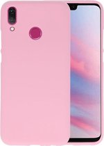 BackCover Hoesje Color Telefoonhoesje voor Huawei Y9 2019 - Roze