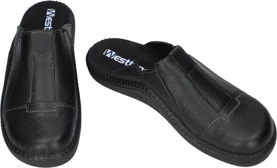 Westland -Heren - zwart - pantoffels & slippers - maat 41