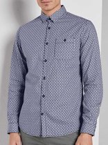 Tom Tailor Lange mouw Overhemd - 1024324 Blauw (Maat: XL)