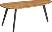 salontafel acacia massief hout 110 x 45 x 60 cm salontafel niervorm | Salontafel Moderne houten tafel | Tafel woonkamer hout / metaal