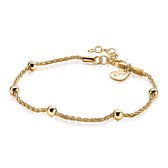 ZINZI zilveren fantasie armband rose verguld 17,5-20,5cm ZIA1128R