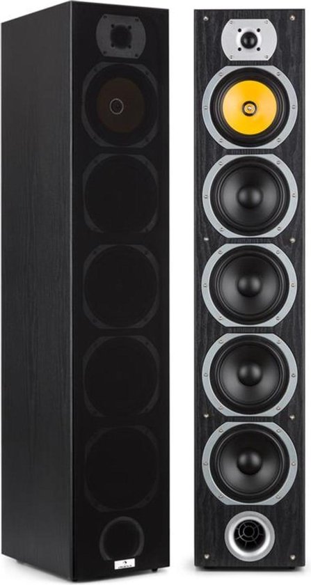 Auna V7B - Zuilspeakers - Hifi speakers - Luidsprekers - 440W - 4-weg... |  bol.com