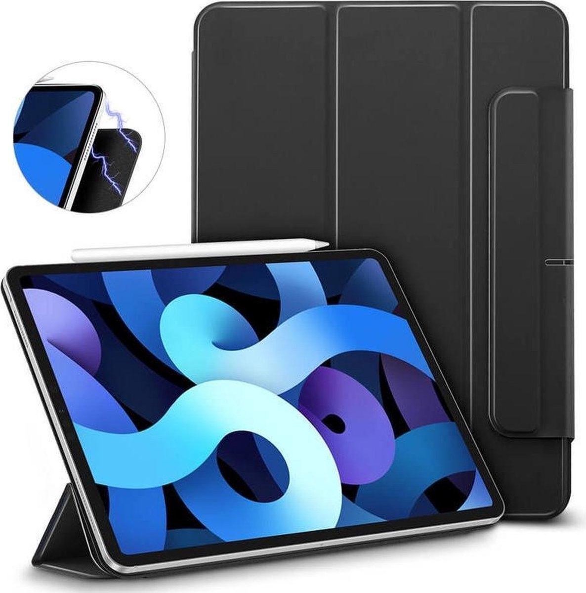 ESR - iPad Air 2020 hoes - 10.9 inch - Magnetisch iPad Cover - Tri-Fold Case - Auto Wake Functie - Zwart