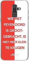 6F hoesje - geschikt voor Samsung Galaxy J8 (2018) -  Transparant TPU Case - Feyenoord - Grootgebracht #ffffff