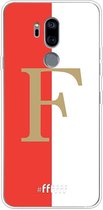 6F hoesje - geschikt voor LG G7 ThinQ -  Transparant TPU Case - Feyenoord - F #ffffff