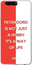 6F hoesje - geschikt voor Huawei P10 Plus -  Transparant TPU Case - Feyenoord - Way of life #ffffff