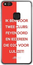 6F hoesje - geschikt voor Huawei P10 Lite -  Transparant TPU Case - Feyenoord - Quote #ffffff