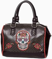 Banned - DIA DE MUERTOS Handtas - Zwart