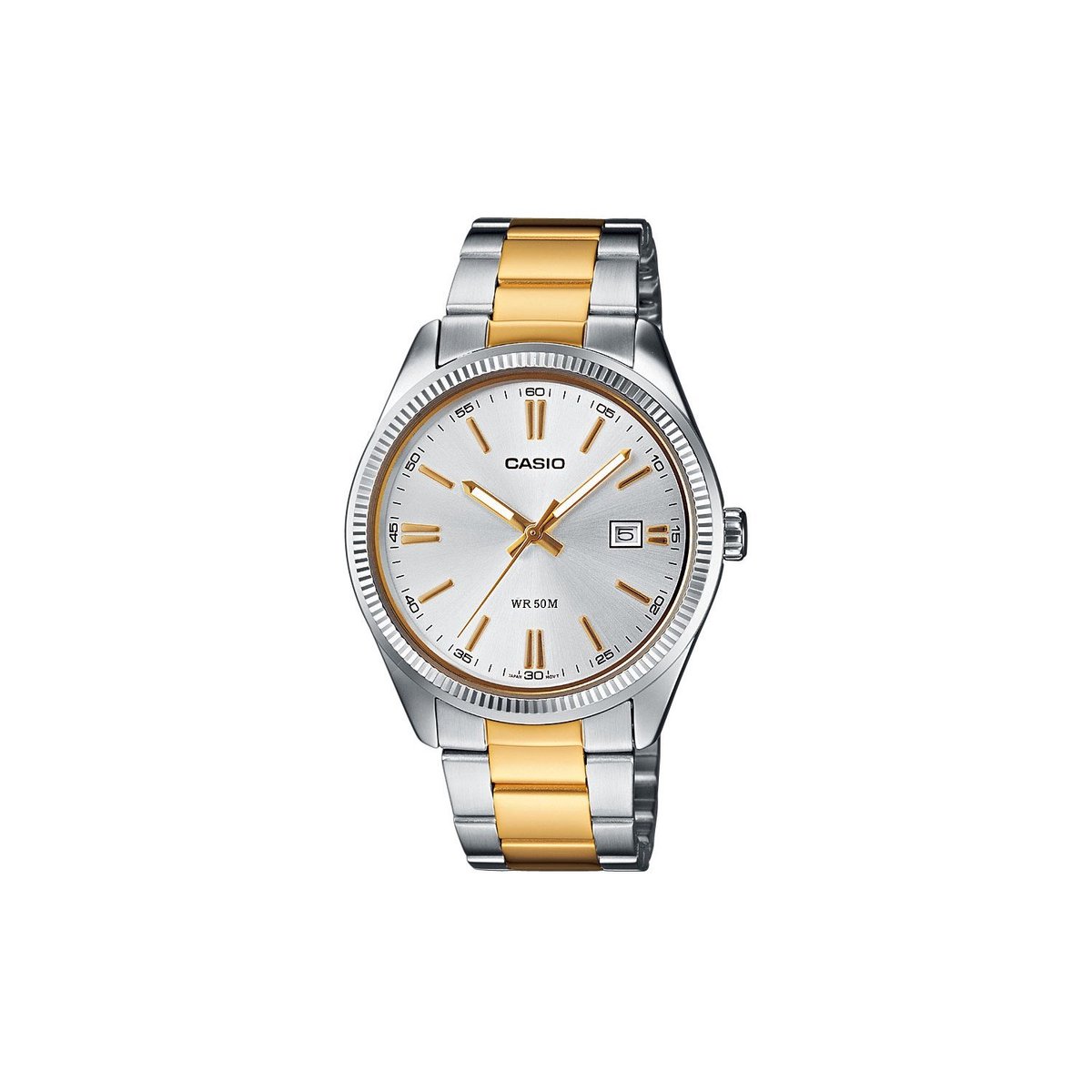 Casio Mtp-1302Sg-7Avef - Horloge - 38.5 mm - Staal - Zilverkleurig