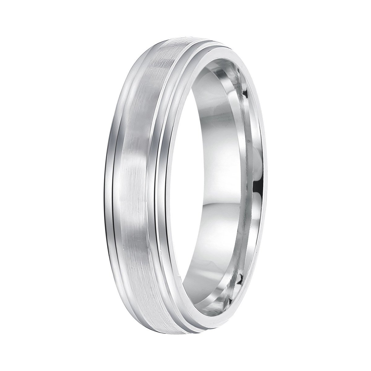 Lucardi Dames Vriendschapsring Corfu - Ring - Cadeau - Echt Zilver - Zilverkleurig