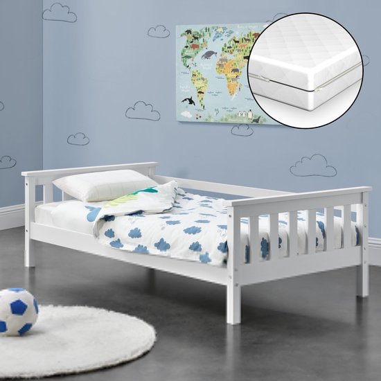 Kinderbed Nuuk met matras en uitvalbeveiliging