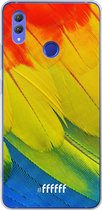 Honor Note 10 Hoesje Transparant TPU Case - Macaw Hues #ffffff