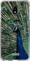 Samsung Galaxy J3 (2017) Hoesje Transparant TPU Case - Peacock #ffffff