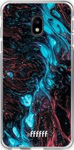 Samsung Galaxy J3 (2017) Hoesje Transparant TPU Case - River Fluid #ffffff