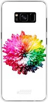 Samsung Galaxy S8 Plus Hoesje Transparant TPU Case - Rainbow Pompon #ffffff