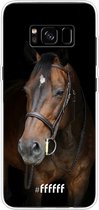Samsung Galaxy S8 Plus Hoesje Transparant TPU Case - Horse #ffffff