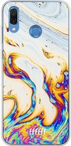 Honor Play Hoesje Transparant TPU Case - Bubble Texture #ffffff