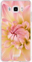 Samsung Galaxy J5 (2016) Hoesje Transparant TPU Case - Pink Petals #ffffff