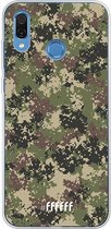 Honor Play Hoesje Transparant TPU Case - Digital Camouflage #ffffff