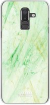 Samsung Galaxy J8 (2018) Hoesje Transparant TPU Case - Pistachio Marble #ffffff