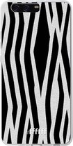 Huawei P10 Plus Hoesje Transparant TPU Case - Zebra Print #ffffff