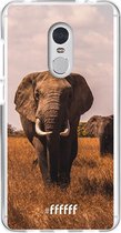 Xiaomi Redmi 5 Hoesje Transparant TPU Case - Elephants #ffffff