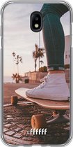 Samsung Galaxy J7 (2017) Hoesje Transparant TPU Case - Skateboarding #ffffff