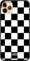 iPhone 11 Pro Max Hoesje TPU Case - Checkered Chique #ffffff