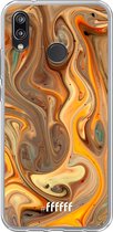 Huawei P20 Lite (2018) Hoesje Transparant TPU Case - Brownie Caramel #ffffff