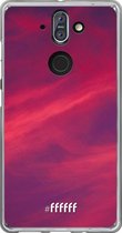 Nokia 8 Sirocco Hoesje Transparant TPU Case - Red Skyline #ffffff