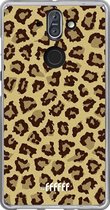 Nokia 8 Sirocco Hoesje Transparant TPU Case - Jaguar Print #ffffff