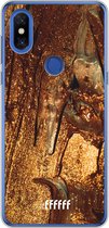 6F hoesje - geschikt voor Xiaomi Mi Mix 3 -  Transparant TPU Case - Lets go Gold #ffffff