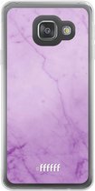 Samsung Galaxy A3 (2016) Hoesje Transparant TPU Case - Lilac Marble #ffffff