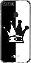 6F hoesje - geschikt voor Huawei P Smart (2018) -  Transparant TPU Case - Chess #ffffff