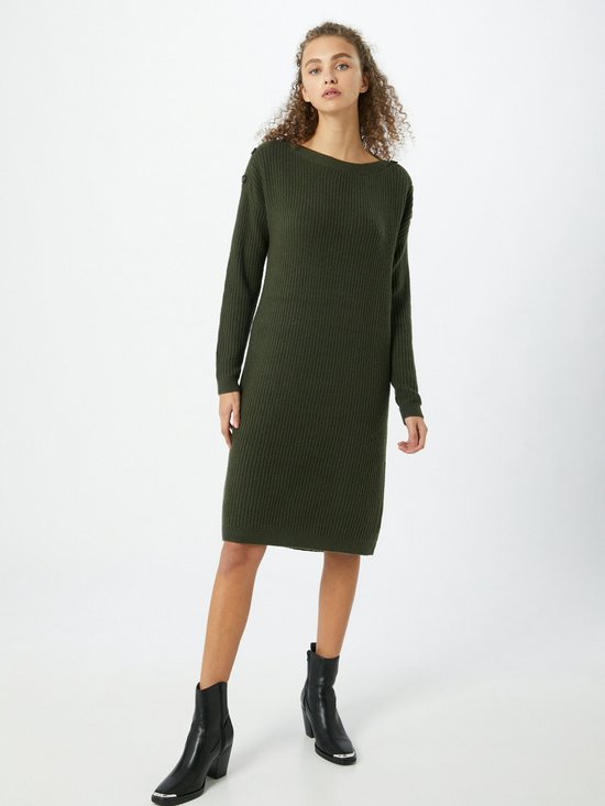 s.Oliver RED LABEL Gebreide jurk met streepmotief in beige online kopen | P&C