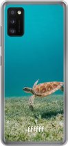 Samsung Galaxy A41 Hoesje Transparant TPU Case - Turtle #ffffff