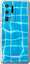 Huawei P40 Pro+ Hoesje Transparant TPU Case - Blue Pool #ffffff