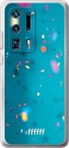 Huawei P40 Pro+ Hoesje Transparant TPU Case - Confetti #ffffff