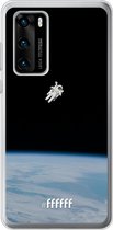 Huawei P40 Hoesje Transparant TPU Case - Spacewalk #ffffff