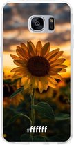 Samsung Galaxy S7 Hoesje Transparant TPU Case - Sunset Sunflower #ffffff