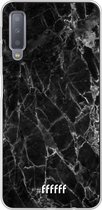 Samsung Galaxy A7 (2018) Hoesje Transparant TPU Case - Shattered Marble #ffffff