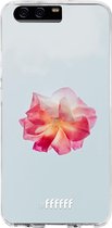 Huawei P10 Hoesje Transparant TPU Case - Rouge Floweret #ffffff