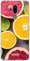 LG G7 ThinQ Hoesje Transparant TPU Case - Citrus Fruit #ffffff