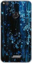 Huawei P8 Lite (2017) Hoesje Transparant TPU Case - Bubbling Blues #ffffff