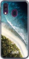 Samsung Galaxy A40 Hoesje Transparant TPU Case - La Isla #ffffff
