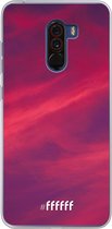 Xiaomi Pocophone F1 Hoesje Transparant TPU Case - Red Skyline #ffffff
