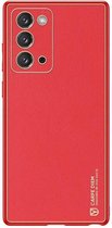 Dux Ducis Yolo Series Samsung Galaxy Note 20 Hoesje Backcover Rood