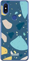 Xiaomi Mi Mix 3 Hoesje Transparant TPU Case - Terrazzo N°7 #ffffff