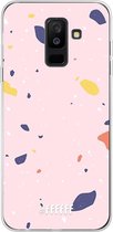 Samsung Galaxy A6 Plus (2018) Hoesje Transparant TPU Case - Terrazzo N°8 #ffffff
