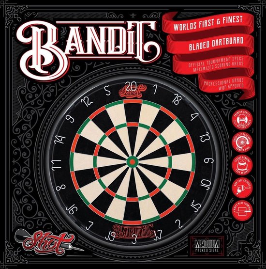 Thumbnail van een extra afbeelding van het spel Shot Bandit Dartbord